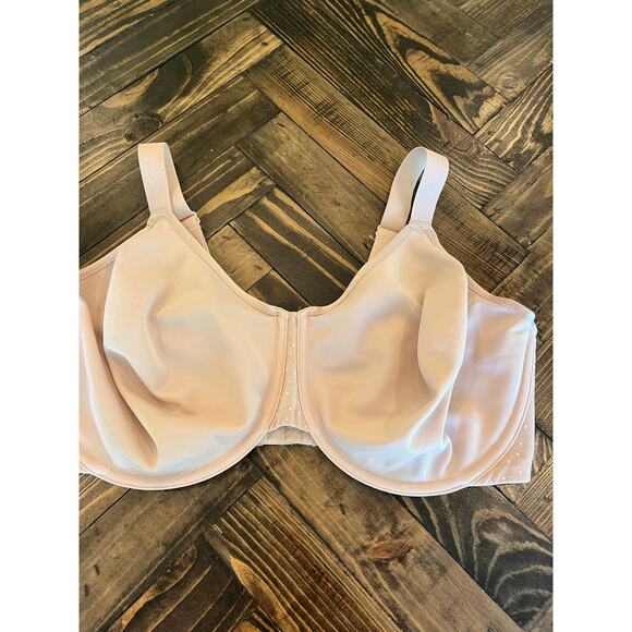 Wacoal 38H Bra Beige Back Appeal Minimizer 857303 Underwire Back Closure Neutral - Picture 1 of 7